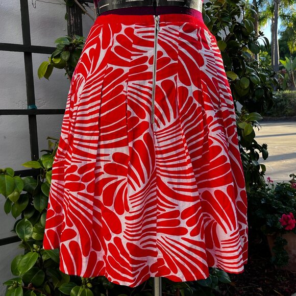 Florence Broadhurst x Kate Spade Collaboration skirt in  "Fingers" Sz 10 SMALL - Picture 2 of 12